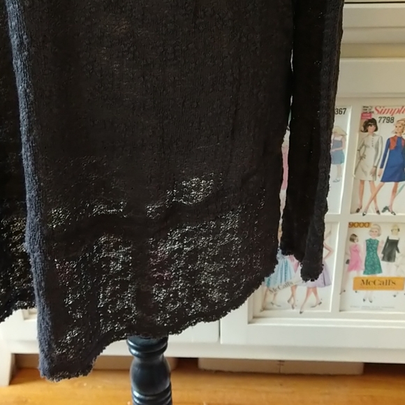 NWT Free People dark gray sweater Sz S - Picture 6 of 10